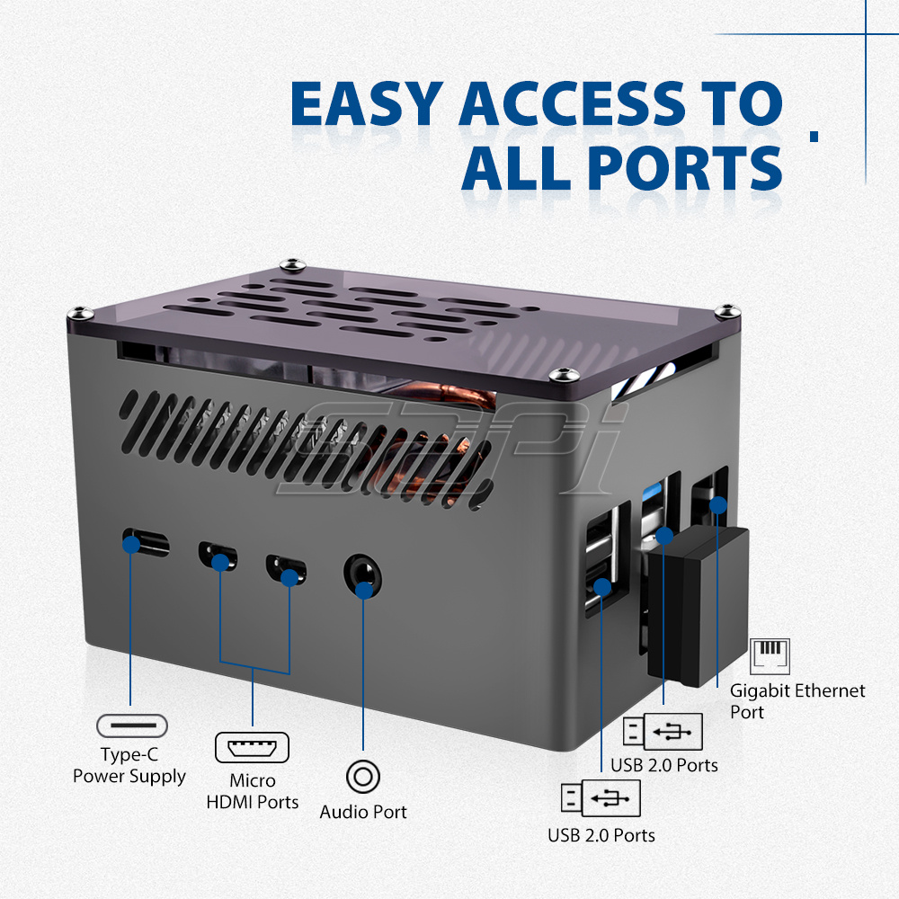 Başarılı ahududu Pi 4 vaka alü - Argon One V3 M.2 Nvme Case incelemesi ve fiyatı