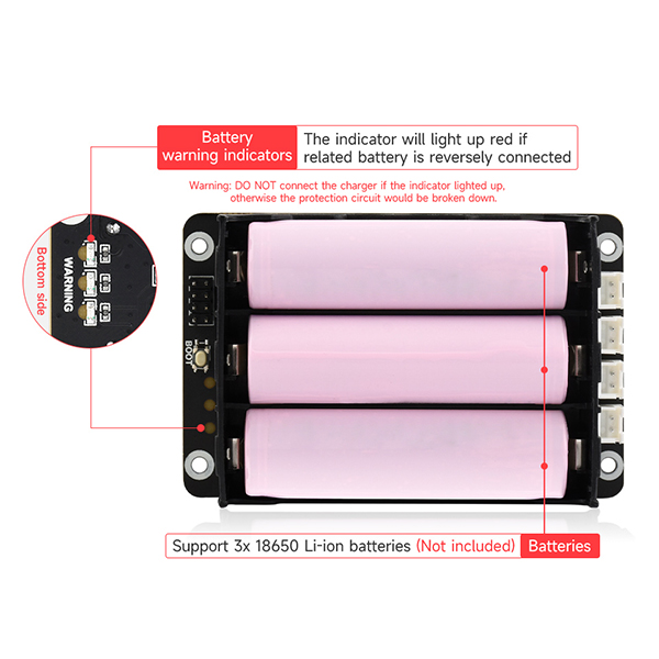 Ahududu Pi 5 UPS şapka desteği - Raspberry Pi Uninterrupted Power Supply Ups 18650 incelemesi ve fiyatı