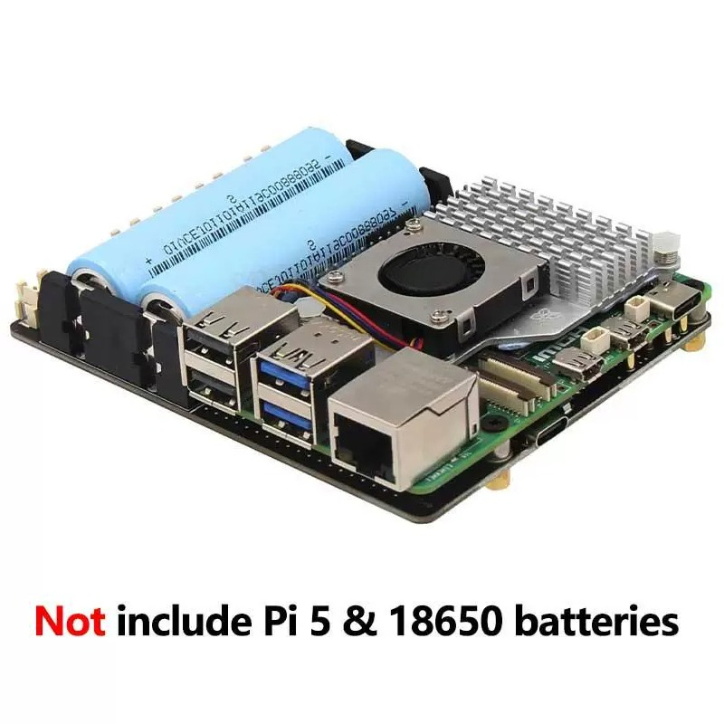 Raspberry Pi 5 X1201 UPS Güç Y - Raspberry Pi Uninterrupted Power Supply Ups 18650 incelemesi ve fiyatı